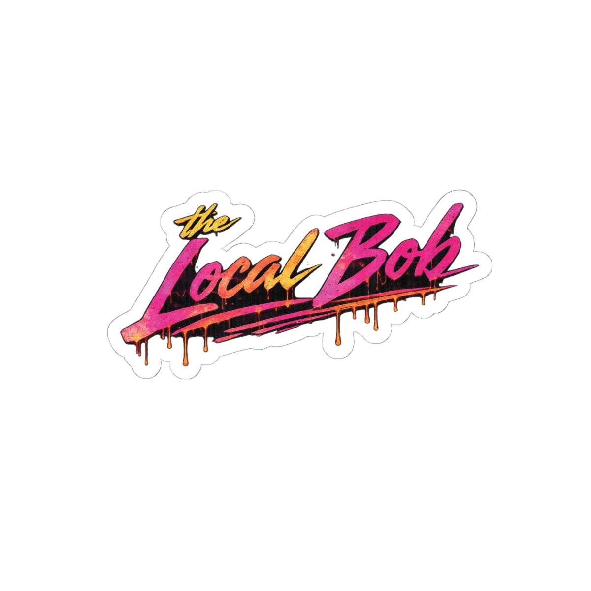 Retro Drip Sticker