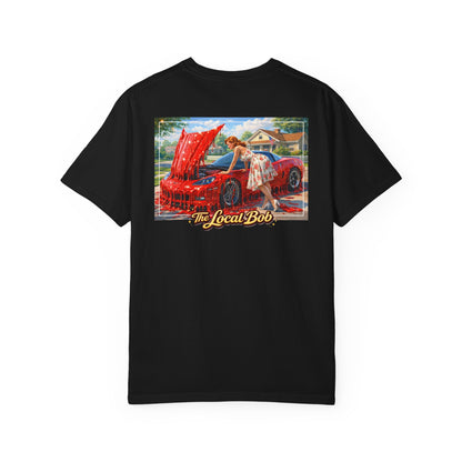 Red, White & Drip Tee