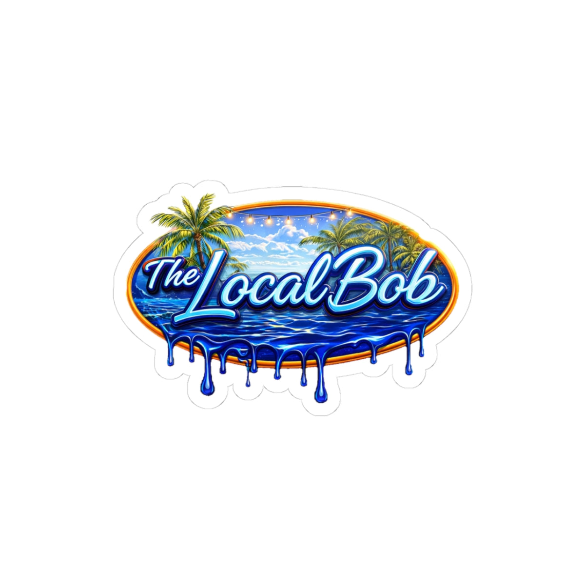 Ocean Drip Sticker